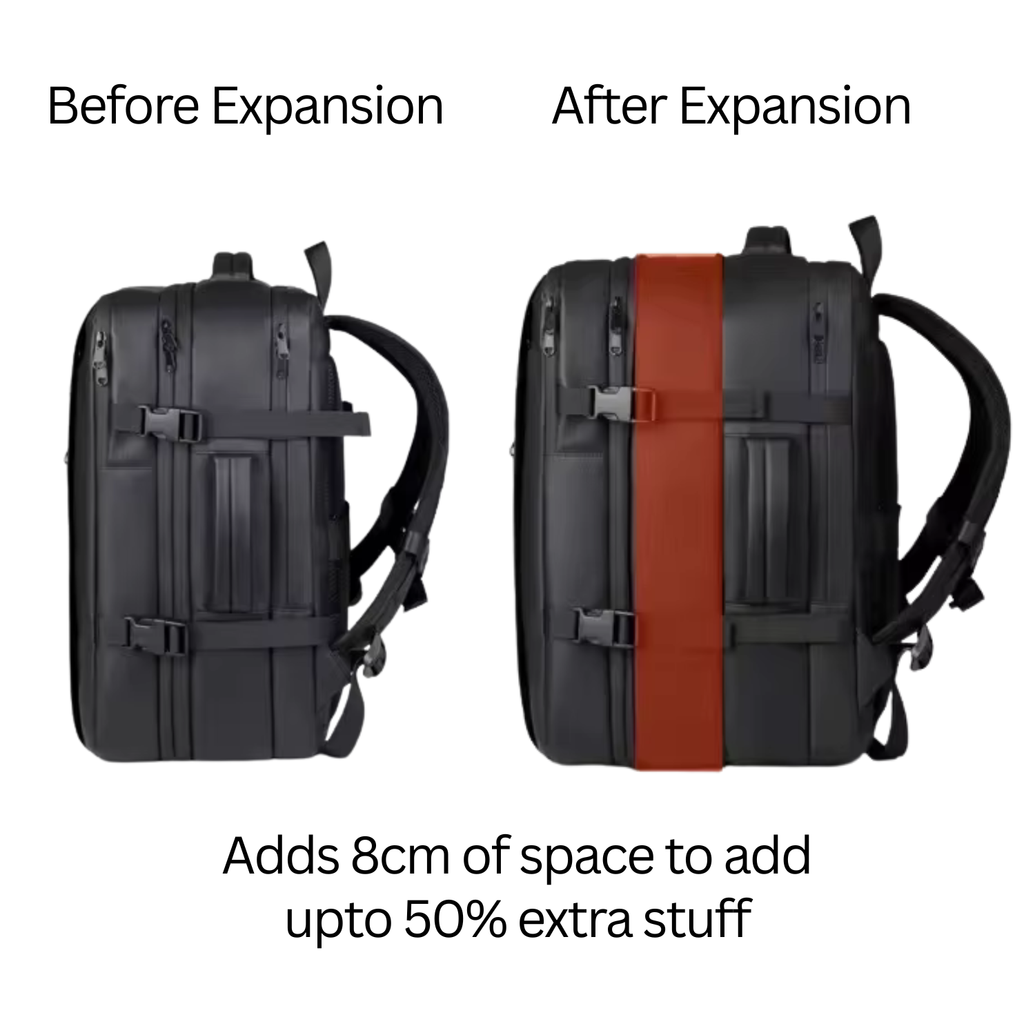 Vacuum Compression Travel Backpack